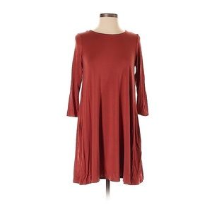 COPY - Long Sleeve Raspberry Modern Tunic Dress